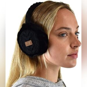 C.C Soft Winter Warm Adjustable Headband Ear Warmer Earmuffs